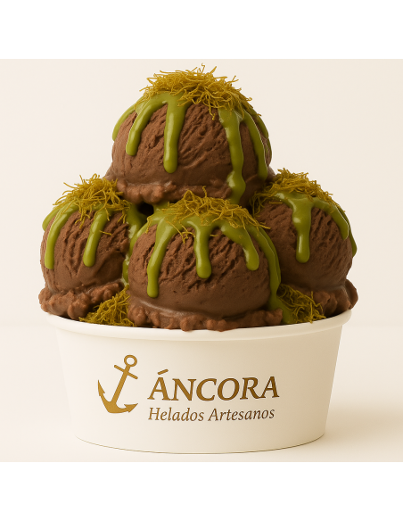 Helado chocolate Dubái