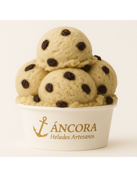 Helado Ron Pasas