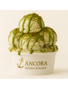 Helado Dubái Chocolate Blanco