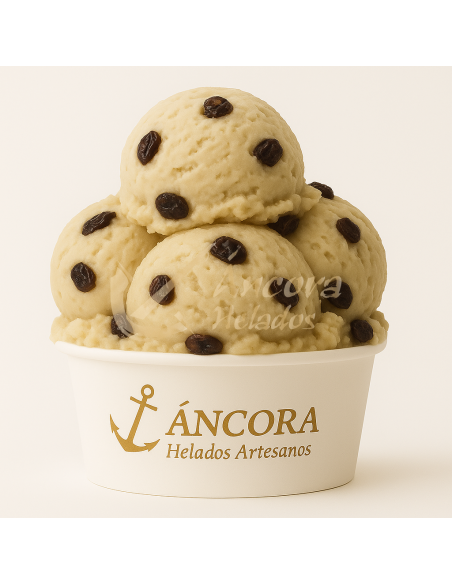 Helado Ron Pasas
