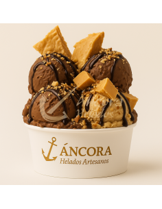 Helado Milhojas Choco y Turrón