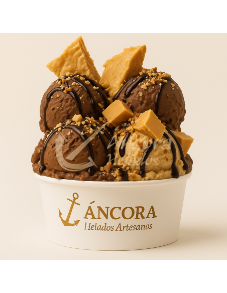 Helado Milhojas Choco y Turrón